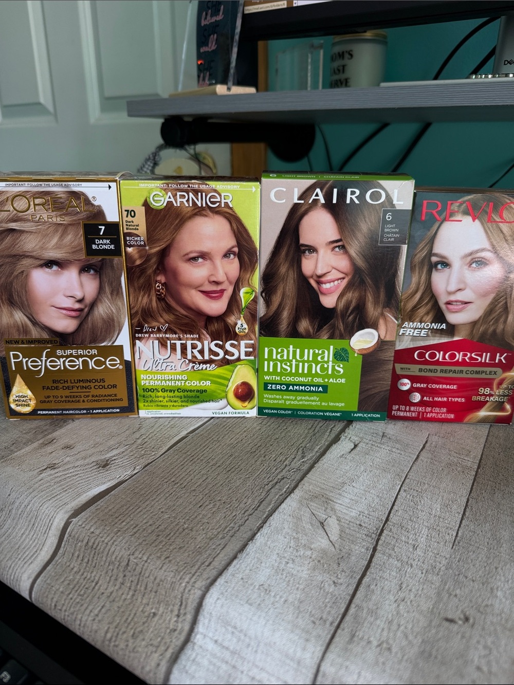 Hair Dye/Color - 4 boxes